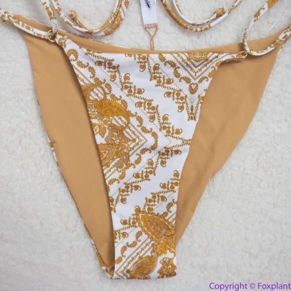NEW Kya  free people ADELLE BOTTOM - (PAISLEY/SAND), M‎ - Picture 7 of 16